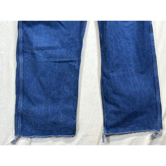 Dickies Blue Denim Bib Overalls Size 36x30 Workwear Carpenter Jeans - Picture 8 of 11